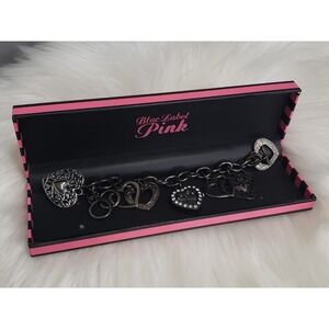 RARE! Y2K BLAC Label CHARM WATCH‎ HEART BRACELET baddie 90s 2000s rhinestones